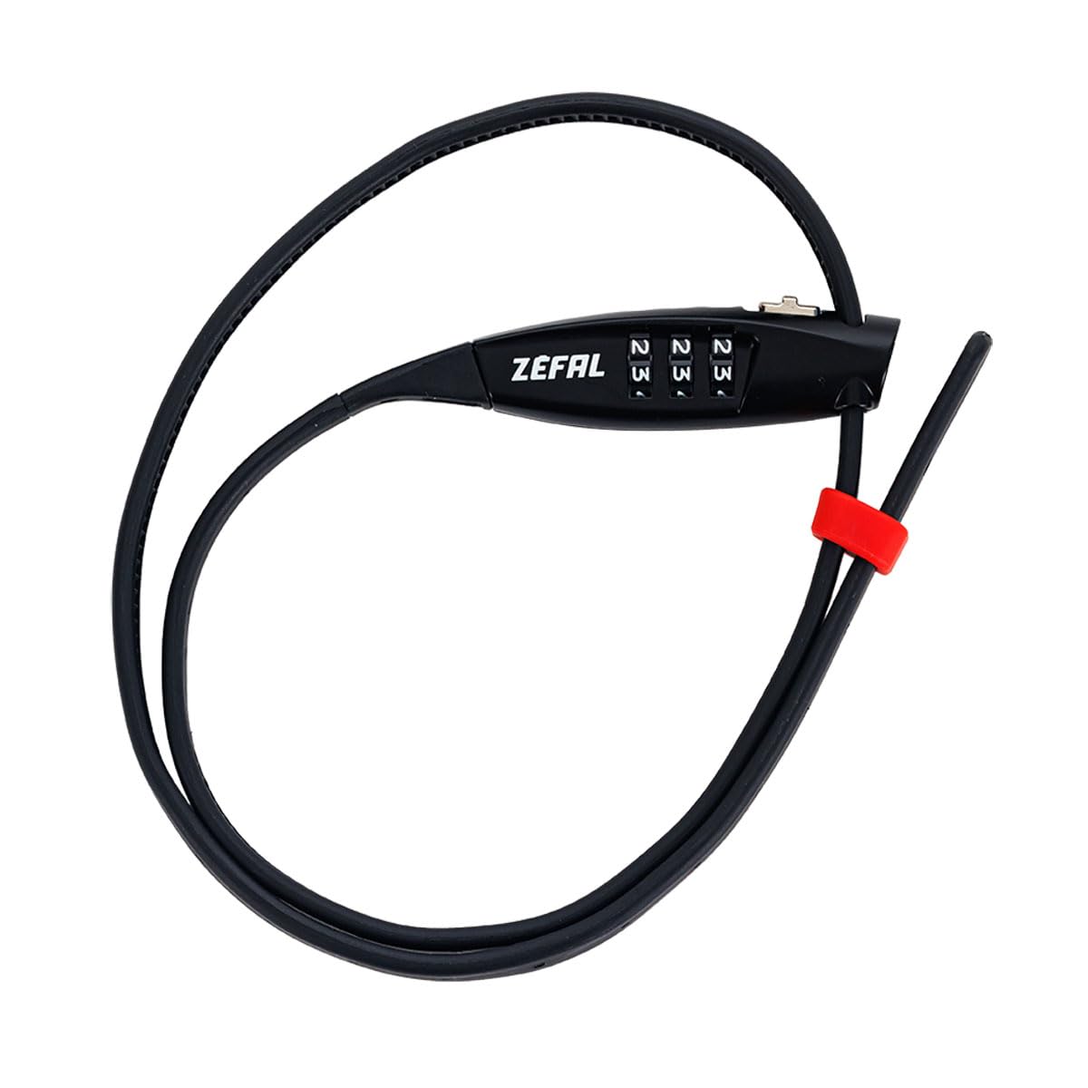 ZEFAL Bicycle Cable Tie Lock with Code ZIP3 XL Length 70 cm Black Ultralight with Code 100 g Helmet Lock Motorcycle and Bicycle