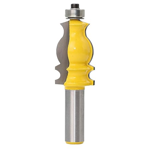 Yakamoz Herramienta del cortador de la forma de la carpintería del pedazo del router del moldeo arquitectónico del vástago de 12 pulgada
