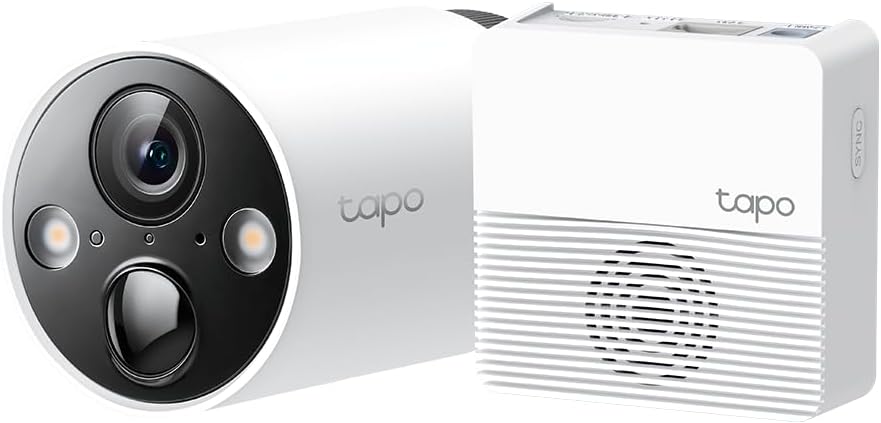 Tapo C420S1 4Mp Outdoor Smart Wire-Free Security Battery Camera System,Water & Dust Proof,Compatible with Alexa & Google Home,2K Qhd,180-Day Battery Life,2 Way Audio,Ip65,Night Vision