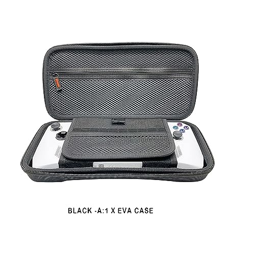 Voikoli Protective Eva Hard Shell Case Compatible with Asus Rog Alloy 7''2023/Asus Rog Ally X 2024,Shockproof,Stylish and Durable (Black -a) - Image 2