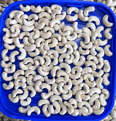 Image of farm2nut W240 large Size Cashew Nuts (400g) | 100% Natural Whole Kaju | Airtight Jar | Fresh & Crunchy nuts