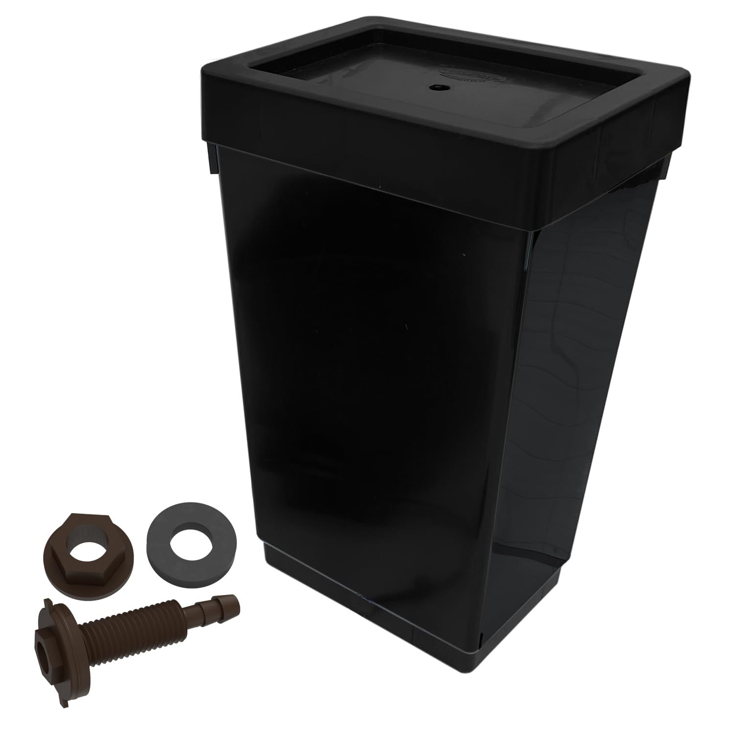 Bewässerungstank – kompatibel mit Tropf-Blumat & AutoPot – inkl. original Blumat Hochtank-Anschluss – 30 L oder 47 L – recycelter PVC-Tank (47, Liter)