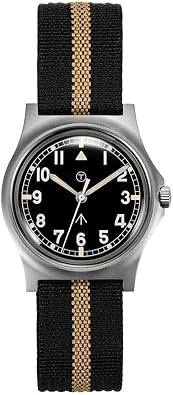 RDUNAE RA03 RA01 Military Watches for Men 34.5mm Quartz Watch Super 2035 Movement Luminous Retro with Rugged Nylon Band 50m Waterproof