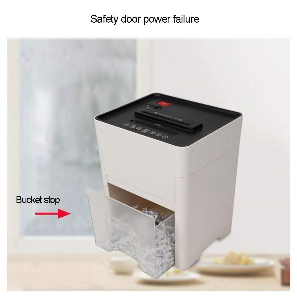 Suministros Micro Corte del Papel Shredder -Oficina Chippers Shredder, 4.1L Silencio Mini Oficina Shredder eléctrico pequeño Comercial Inicio CD Shredder
