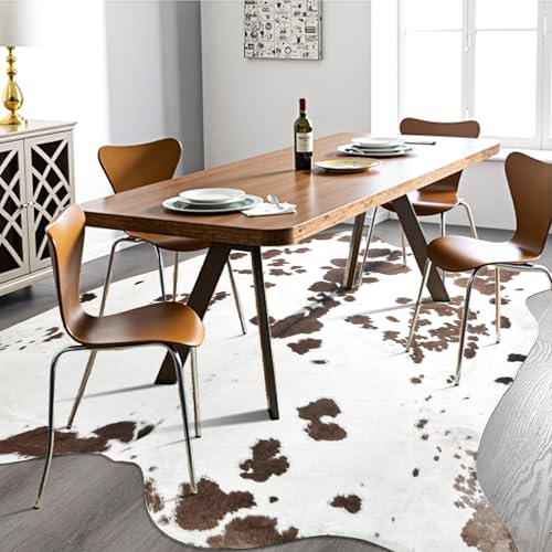 Tapis imprimé vache Easycozy pour salon | Décoration style western