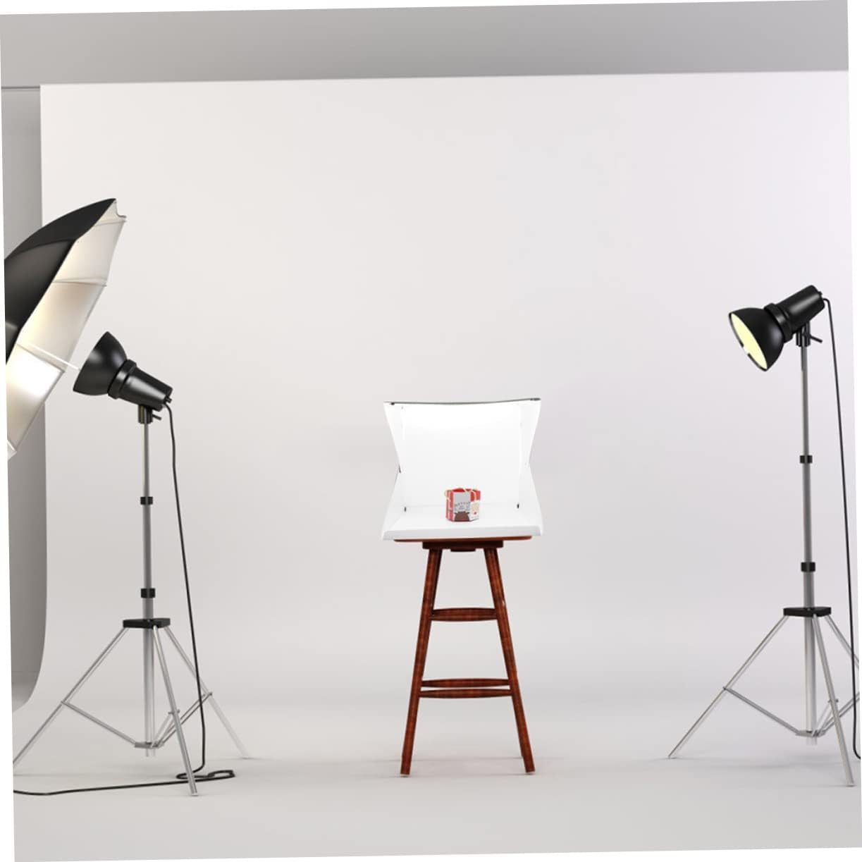 DOITOOL Mini Photography Studio Tent Dual Led Light Color Backdrops Brightness Portable Design for Jewelry Accessories Toys and Gadgets