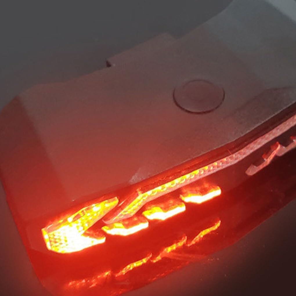 Luz Trasera Ligera para Bicicleta, permanece Visible y Segura en Bicicleta ABS con batería, luz Trasera para, para Alarma de de