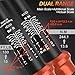 Upgraded Torque Wrench Set 8PCS, 1/4 3/8 1/2 inch Drive Click Torque Wrench, 10-230in.lb, 5-50ft.lb, 10-180ft.lb, 72-Tooth Dual Scale, ±3% Accuracy, 5 Adapters, for Bike, Moto, Car Repair and Maint