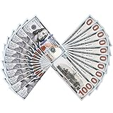 Movie Prop Money 100 Dollar Bills, Realistic Copy Money Full Print Two Sided 100 Pcs for Movies,...