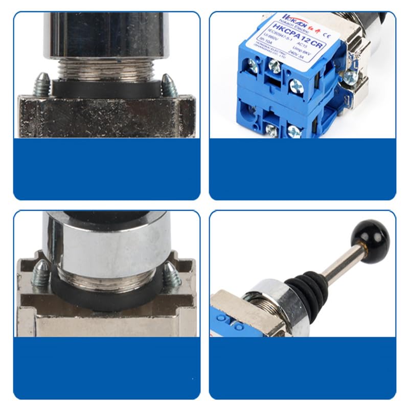 Interruptor de palanca de mando de 22 mm, controlador principal HKC-PA12CR XD2-PA12CR XD2-PA14CR XD2-PA24CR (HKCPA14CR)
