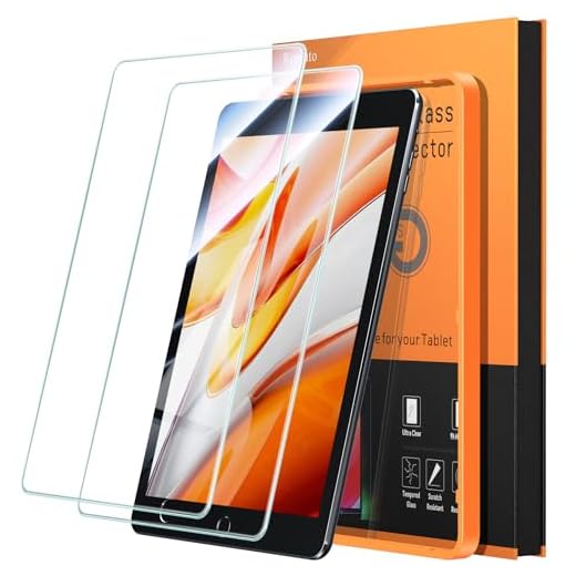 iPad Air 2 Screen Protector, [2 Pack] Premium Tempered Glass For iPad 2018/2017 / Air 2 / Air 1/Pro 9.7 inch/6th/5th Generation[9H Hardness][Scratch-Resistant][HD Clear], Protect your tablet