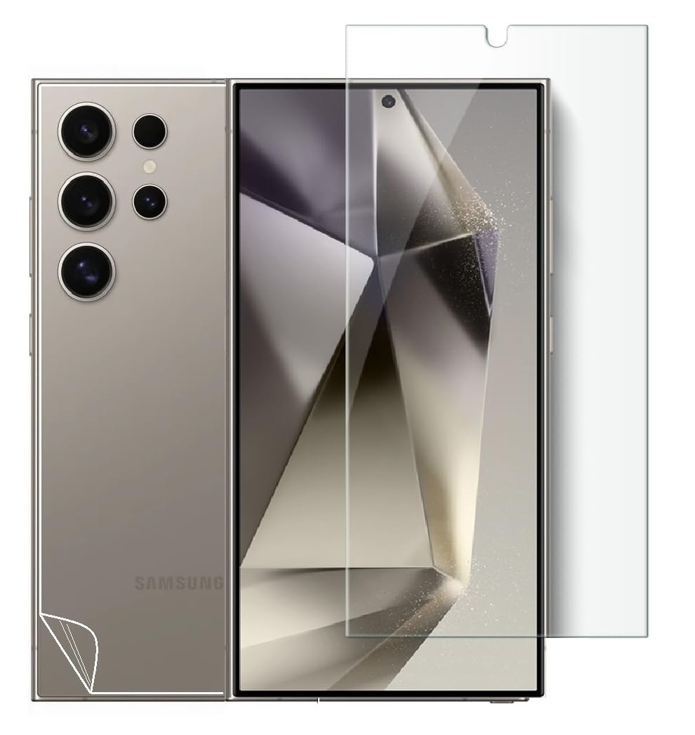 Midkart Front & Back Anti-Glare Pet Film Compatible with Samsung Galaxy S24 Ultra 6.8 inch Relase 2024 Support Ultrasonic Fingerprint Bubble-Free Case Friendly Screen Protector, Matte (B0CSY7FGWT) Amazon Price History, Amazon Price Tracker