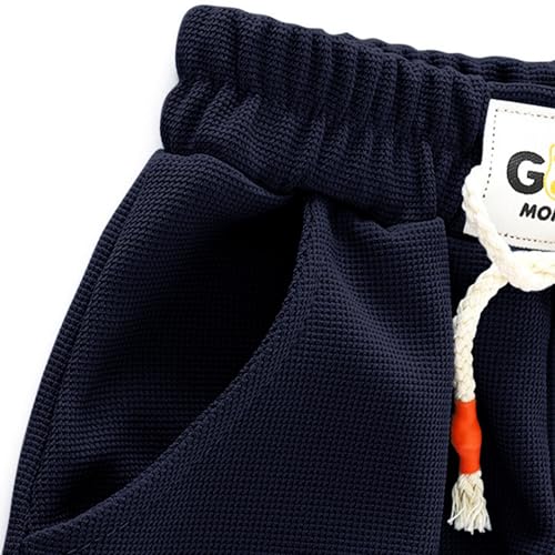 Toddler Boy's Sports Shorts Lightweight Athletic Running Shorts Kids Elastic Waist Outdoor Active Workout Pants3