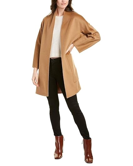 collarless boyfriend coat