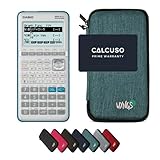 Casio Graph 35+E II con Funda Protectora WYNGS Turquesa - Calculadora Gráfica - Paquete Básico (Francés)