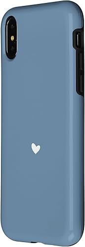 Miniatura 8 de iPhone 13 Pro Misty Blue - Funda estética bohemia con diseño de corazón dibujado a mano