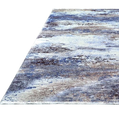 Tapete decorativo Luul Home 2x3 azul navy con respaldo antideslizante miniatura 6
