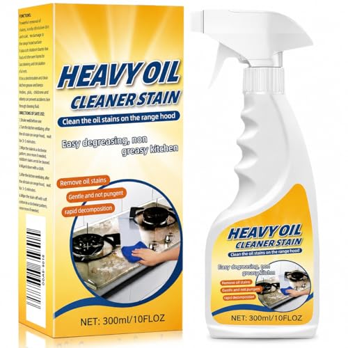 TIEDXIOY Heavy-Duty Degreaser for Kitchen Heavy Oil Stain Cleaning - Remove Dirt Grime and Grease from Oven Microwave stove top and other kitchen appliances-10Fl.Oz