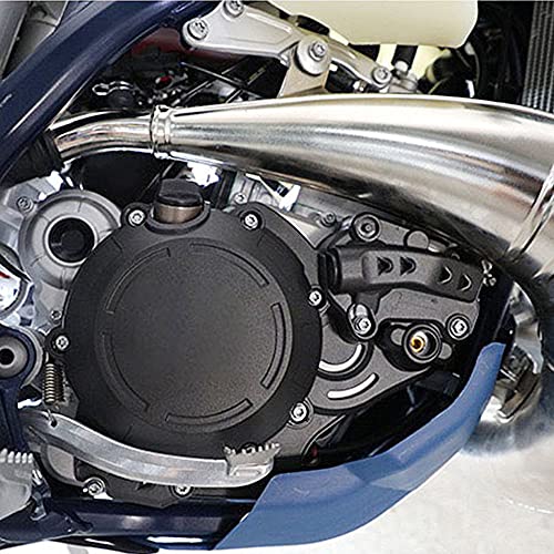 Nicecnc Black 2T Engine Clutch Ignition Cover Protector Kit Compatible With Ktm Sx250 2019-22 Xc250/300 Tpi Xcw250/300 Tpi Exc250/300 Tpi 2020-22 Husqva- Tc 250 2019-22 Te 250I Te 300I 2020 2021 2022 #TOP2