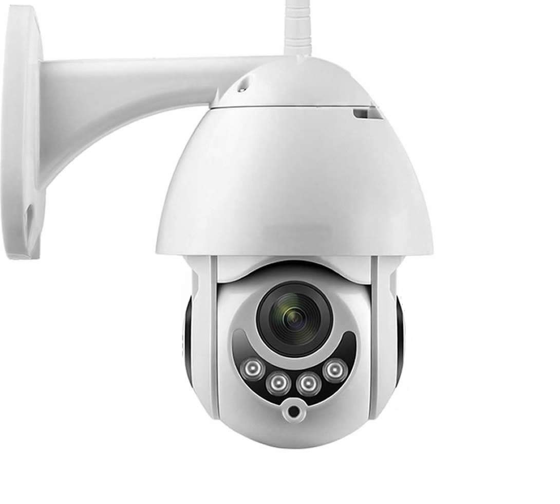 2 PEZZI Telecamera PTZ WiFi Esterno ICSEE - Camera Wireless Smart con Speed Zoom per Sicurezza Esterna, Visione Notturna, Rilevamento Movimento …