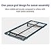 FLEXIMOUNTS 2 Pack 2x4ft Corner Wall Shelving Garage Storage Rack, 24x48 inch Floating Shelves, 440lbs Total Weight Capacity, Black