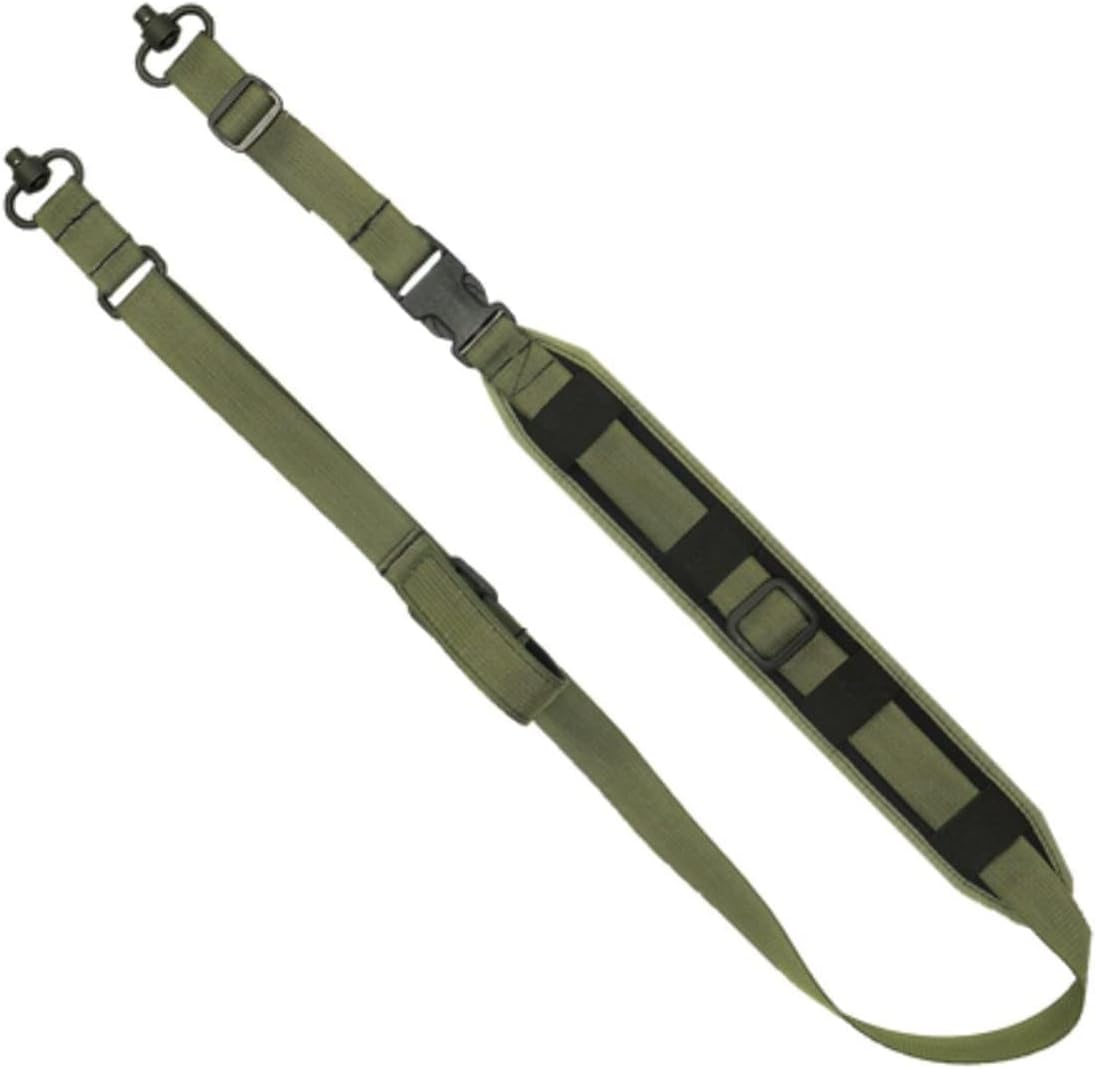 GrovTec GTSL130: Qs 2-Point Sentinel Sling - W/Push Button Swivels-Od Green