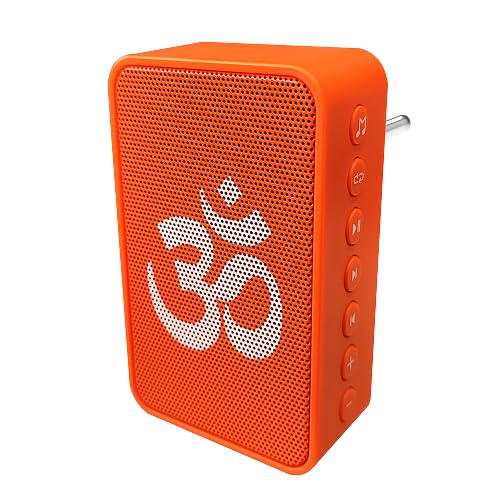 Image of Saregama Carvaan Bhakti Plug Play Devotional Music Player - Pre-Loaded with 25 Mantras and Chalisa | Bluetooth Connectivity (Devotional Orange)