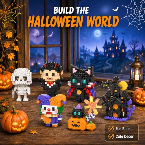 Halloween Advent Calendar 6 Days, Mini Building Blocks Set with Figures - image 7