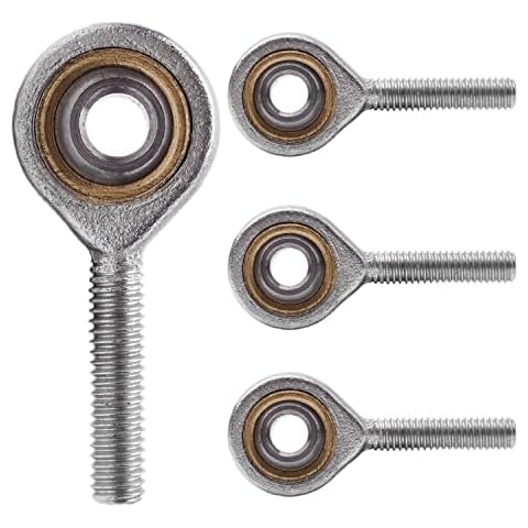 Gelenkkopf Gelenkkopflager Außengewinde 4 Stück Gelenk Mit Außengewinde Gelenkkopf mit Rechtsgewinde Performance-Gelenkkopf Uniballgelenk Gelenklager (M6) Cover