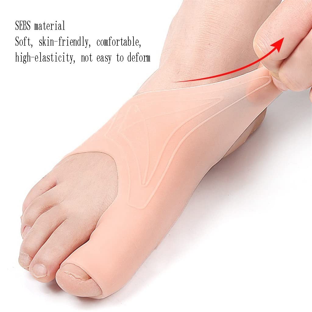 Separatori per Dita sovrapposte, correttore per Piastre per Dita in Gel di Silicone, distanziatori per Dita dei Piedi per Artigli da Sarto dell'alluce valgo e Dita storte