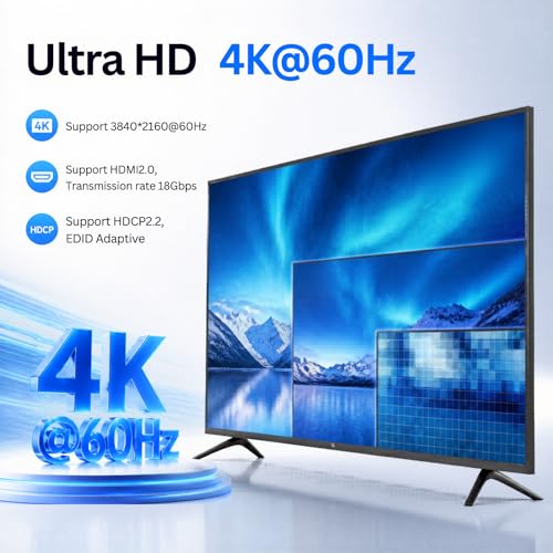 Image of KVM Switch 4 Computers 1 Monitor HDMI Displayport USB C 4K@60HZ Monitor Switcher Sharing 4 USB C&A Devices,Supported EDID