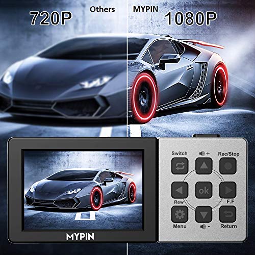 MYPIN 3.5 Inch LCD HD Video Capture Device with Remote Control, 1080P@60fps HDMI Video Recorder for PS4, Xbox One,LiveTV,DVR, Support... - Image 3