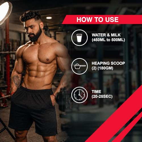 Image of Anabolic Mass Gainer, 2.5kg irish Chocolate | High Protein High Carbs, Added Vitamins, Probiotics & Enzymes, 40g Protein, 1164 Calories, 3g Creatine