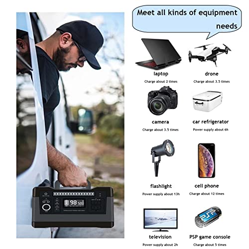 Centrale électrique Portable 37500mAh/135Wh AC/DC/USB/Type-C, générateur Solaire de Stockage d'énergie Mobile avec écran LCD pour Camping, Aventures en Plein air, Voyages en campin