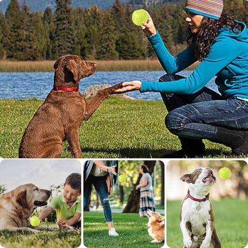 Image of Tails Latex Rubber Squeaky Dog Chew Ball Toy (Claw Ball, 6CM) Durable + Safe Fetch Teething Dog Toy for Puppies and Small to Medium Dogs, Paw Design Helps to Clean Teeth