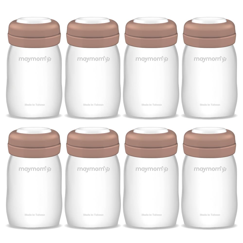 Maymom Wide Neck Breastmilk Collection n Storage Bottle 5.4 oz; Re-markable SureSeal Disc. Fits Spectra S2 Spectra S1 9 Plus.