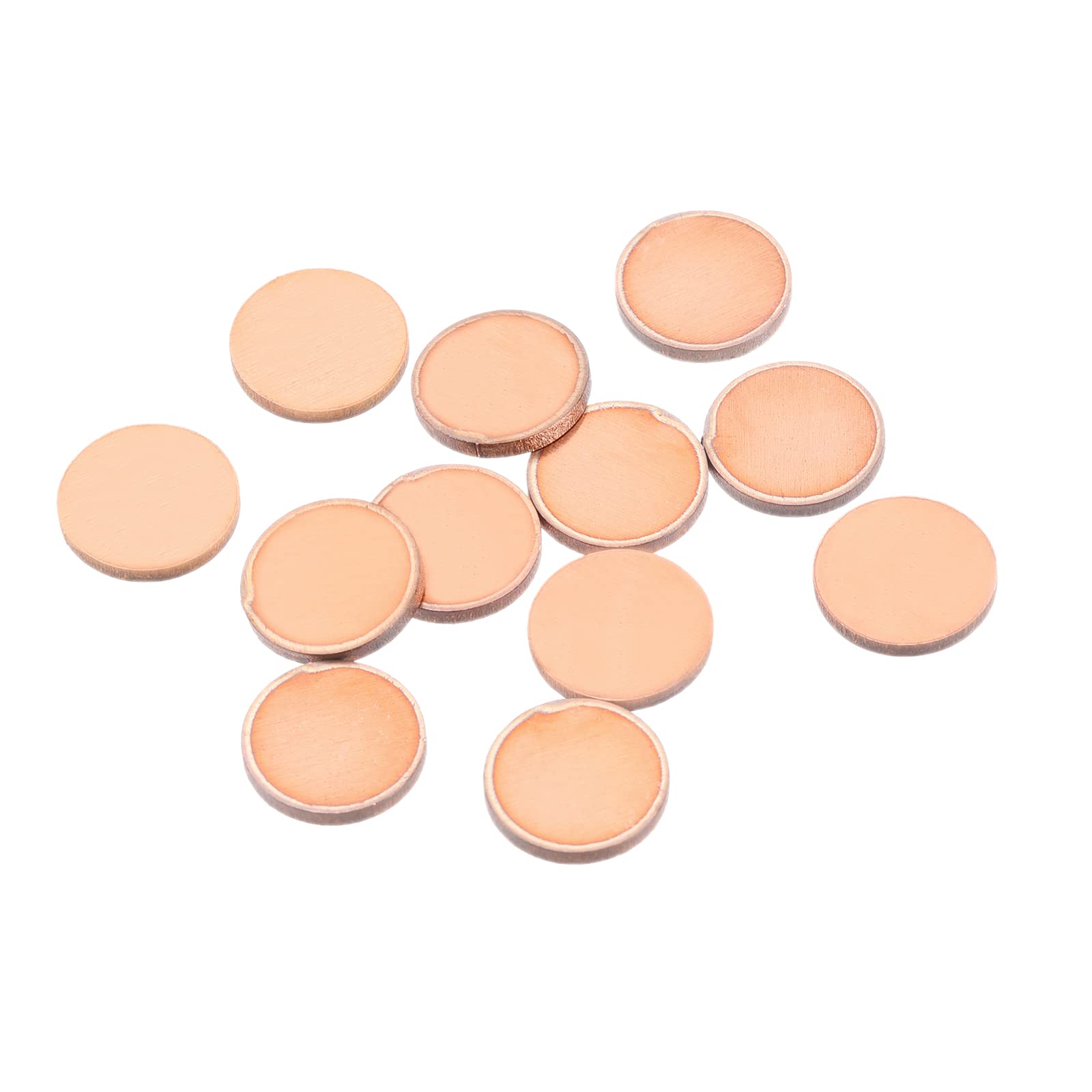 MECCANIXITY Stamping Blank Copper Round DIY Tags, 13mm/0.5