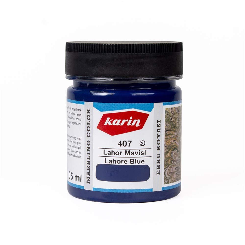 Karin Ebru Boyası 105ml - Lahor Mavisi 407