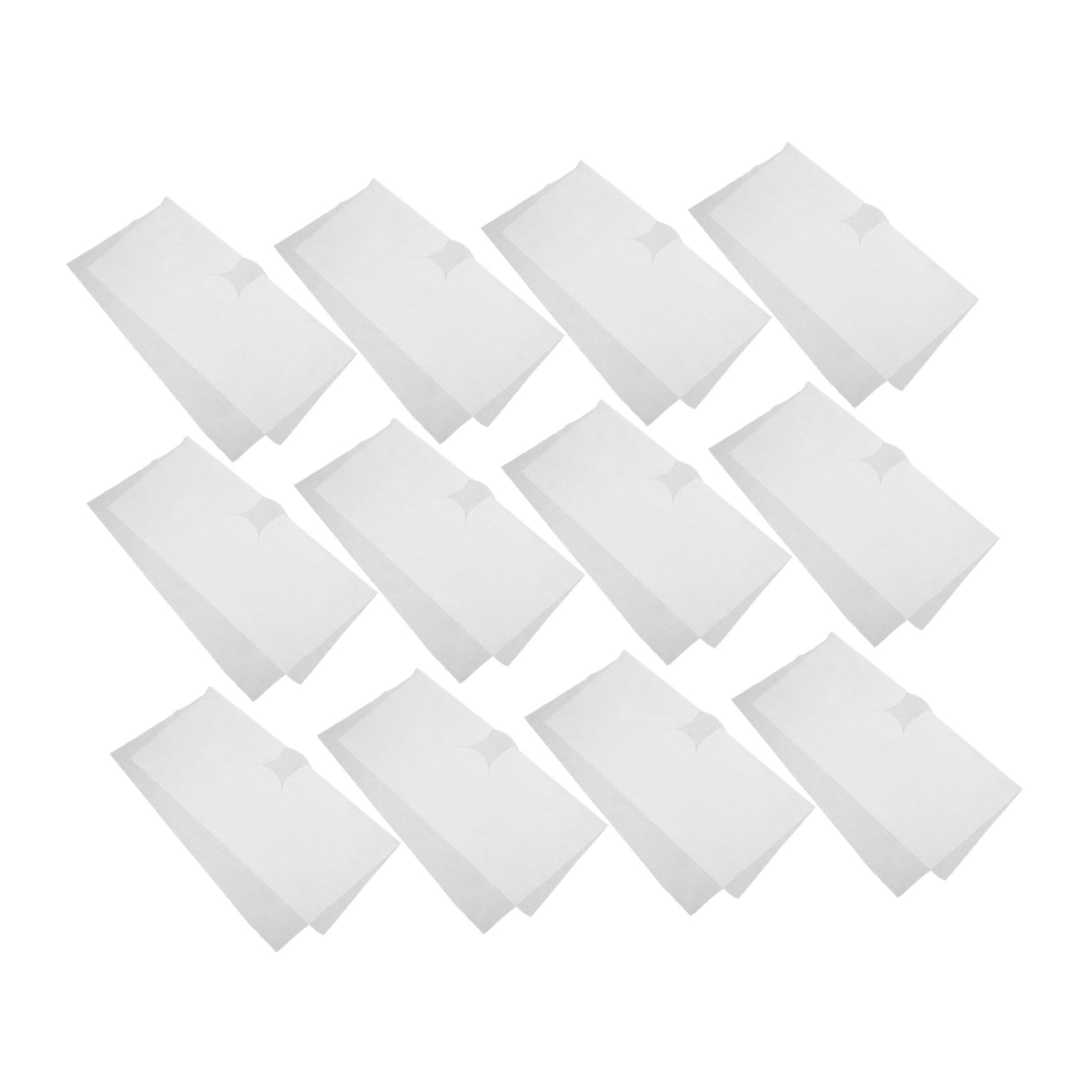 TOVINANNA 100 Sheets Sheets Pillow Towel Hole Face Cushion Rest Professional Massage Pad Head Cover Universal Linen Cotton for Reusable Warm Quilted Spa Salon Supplies White Fiber