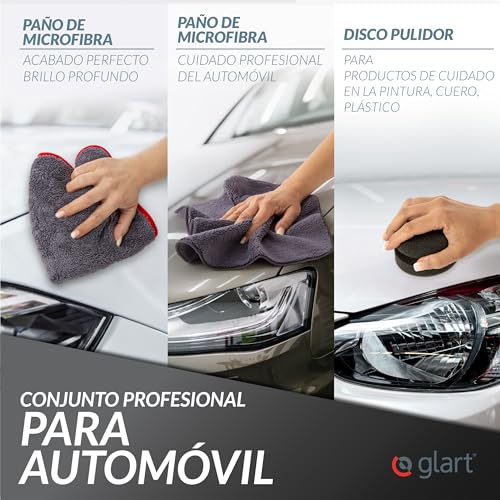 Miniatura 3 de Glart 44TPP6 Set para el Cuidado de la Pintura, Gris (Anthracite)/Negro, 40 x 40 cm, 3