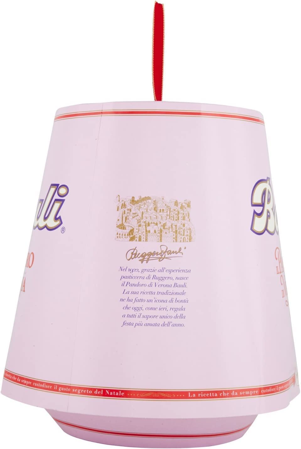4x Bauli Il Pandoro di Verona Tradizionale weich pandoro mit Puderzucker 700g