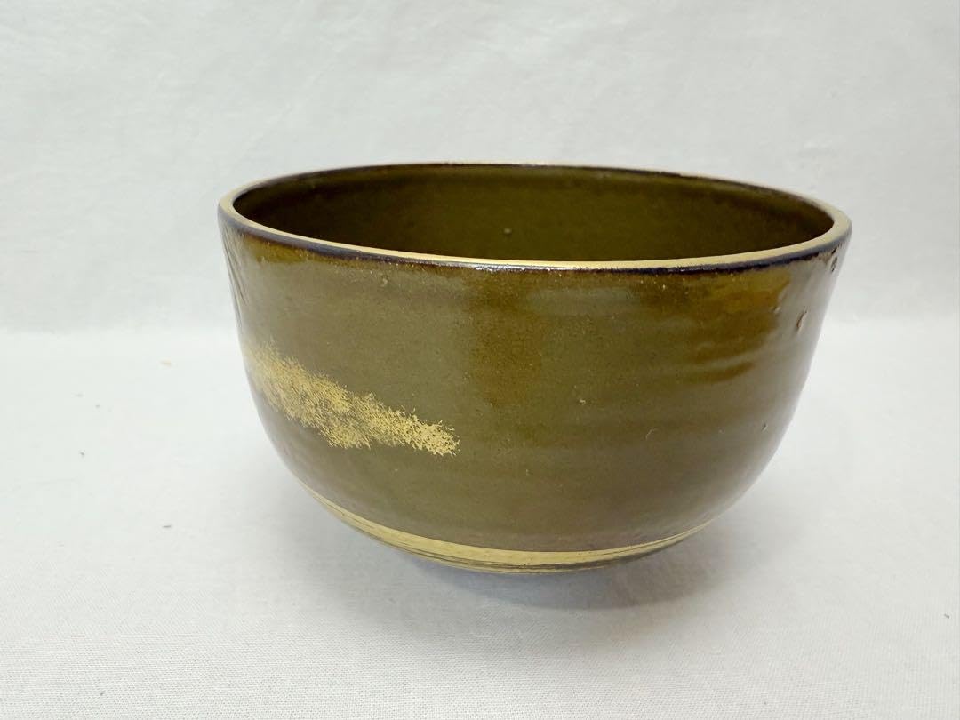 Amazon | 茶道具 深山造 仁清 松毬 茶碗 金縁 陶印 共布 共箱 ※海外