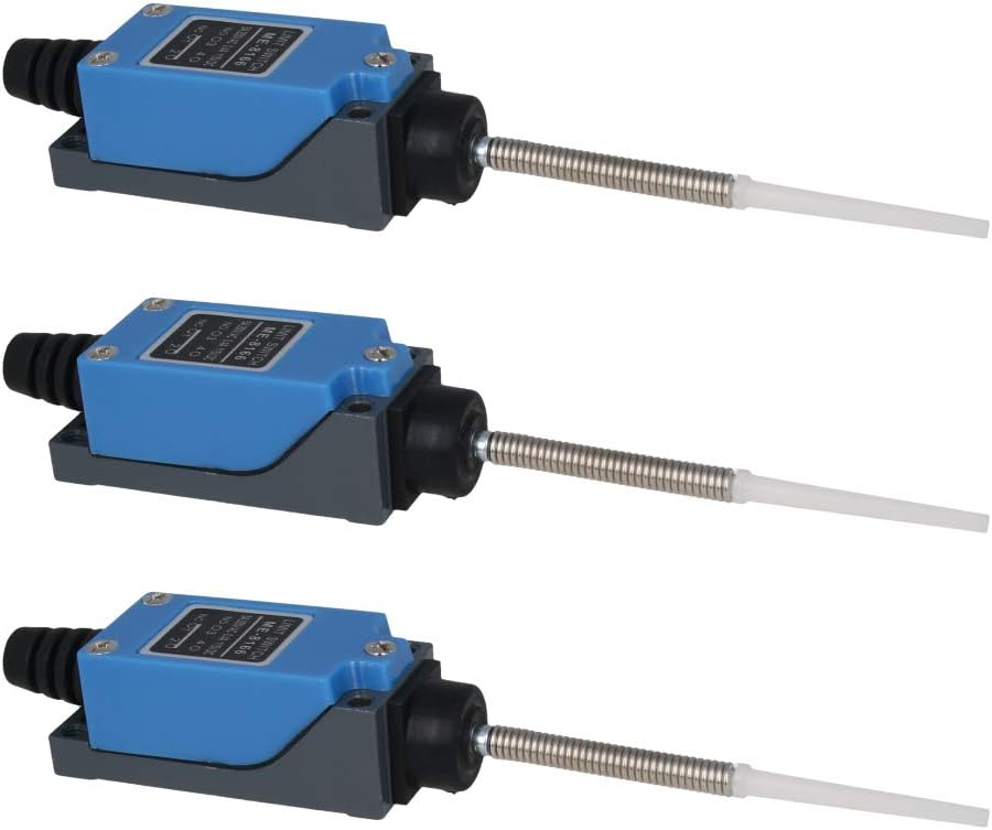 Amazon.co.jp Fielect リミットスイッチ マイクロリミットスイッチ プランジャー押しボタン ME8166 1NC+1NO