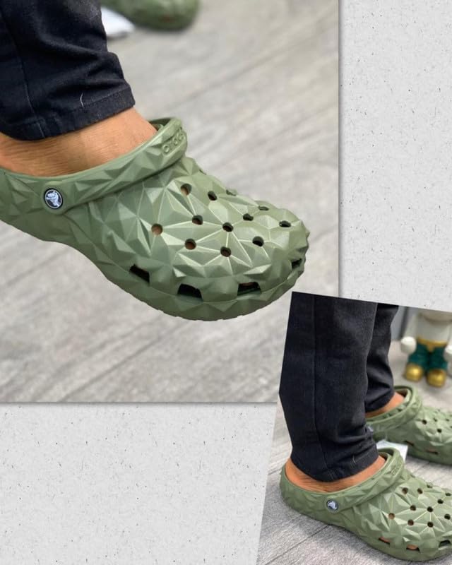 Image of Men's Everyday Use Mules Eva Clogs Slip-On Classic Flexible Casual Anti-Skid Clogs Shoes Adjustable Back Strap