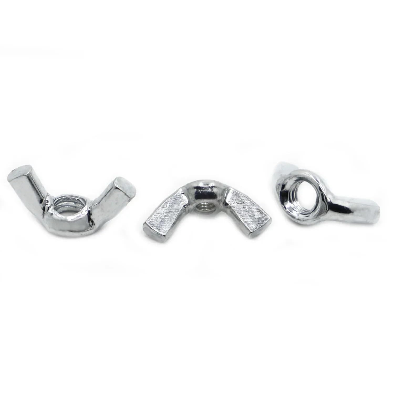EBZFASO Wing Nuts Assortment Kit, Wing Nuts 55PC Galvanized Steel M3 To M12(M6 10PC)