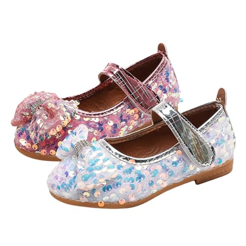 IWIHMIV Toddler Girls Mary Jane Dress Ballet Flat Shoes Soft Slip On Princess Wedding Party Casual Walking Shoes3