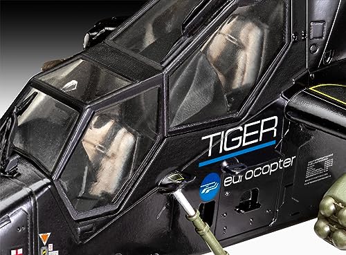 Revell Modellbausatz I Eurocopter Tiger I James Bond 007 Golden Eye I 116 Teile I Maßstab 1:72 I für Kinder und Erwachsene ab 12 Jahren I… – Ansicht 4