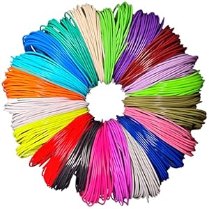 3D Pen Filament Refills PLA Bundle Printing Filaments 20 Colours 1.75mm 3D Filament PLA Set 328 Feet 3D Pen PLA Filament…