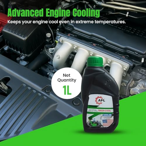 Image of Redicool Radiator Coolant - Heavy Duty Engine Coolant for Cars, Bikes & Commercial Vehicles Concentrated Advanced Formula 1 Litre