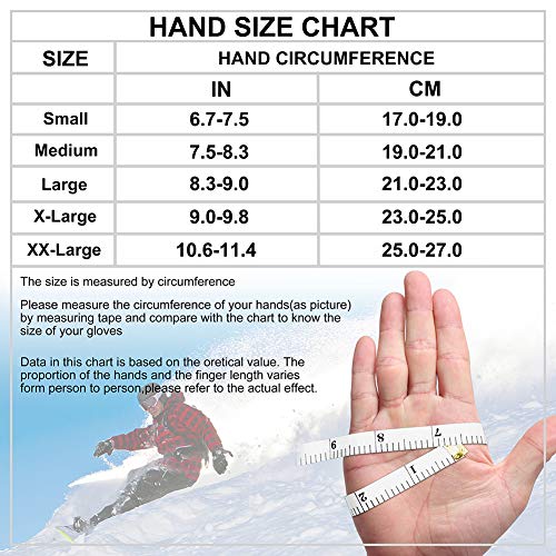 Gants Thermiques Imperméables et Coupe-Vent - Gants Chauds Tactile Thinsulate d'hiver 3M - pour Le Cyclisme, la Course à Pied et Les Sports en Plein Air - pour Femmes et Hommes - Image 8